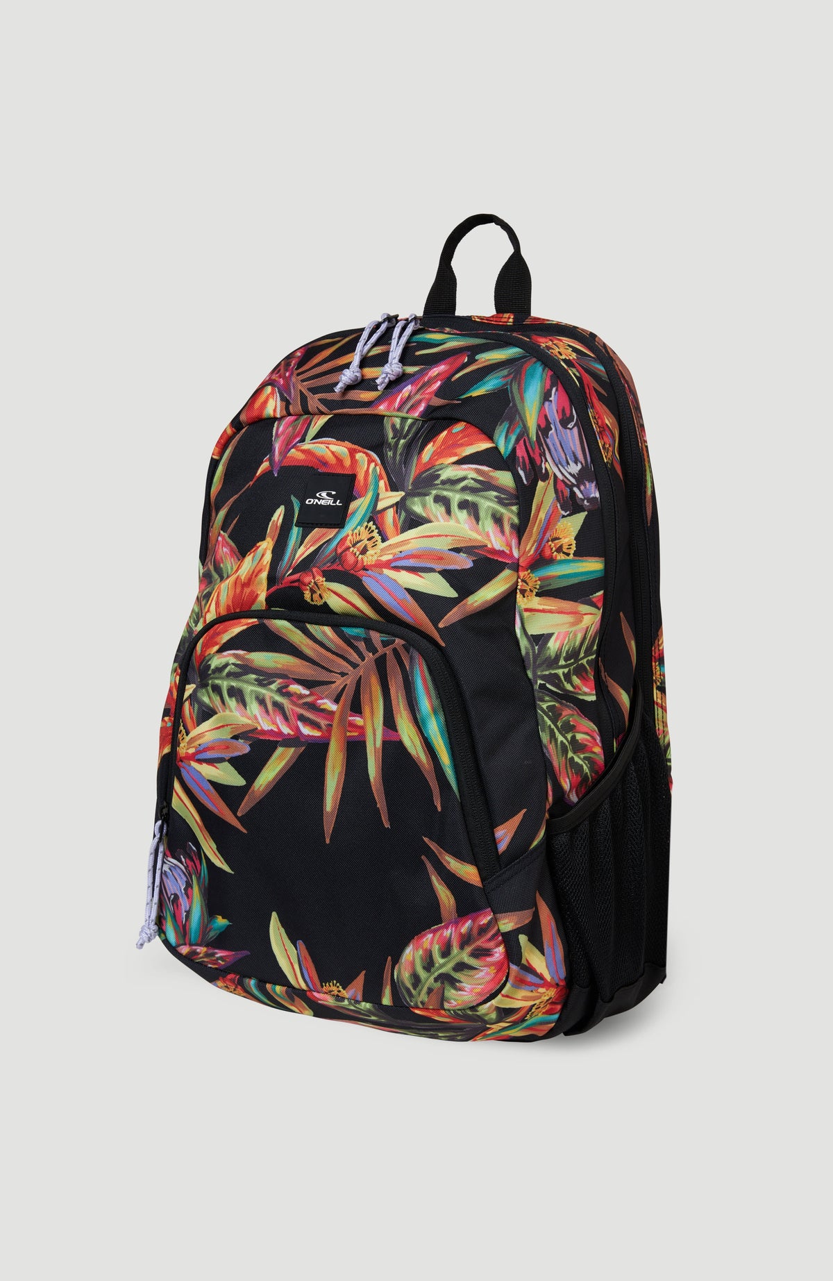 Wedge Rucksack | Black Flower