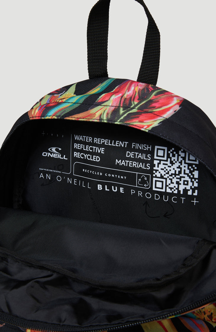 Coastline Mini Rucksack | Black Flower