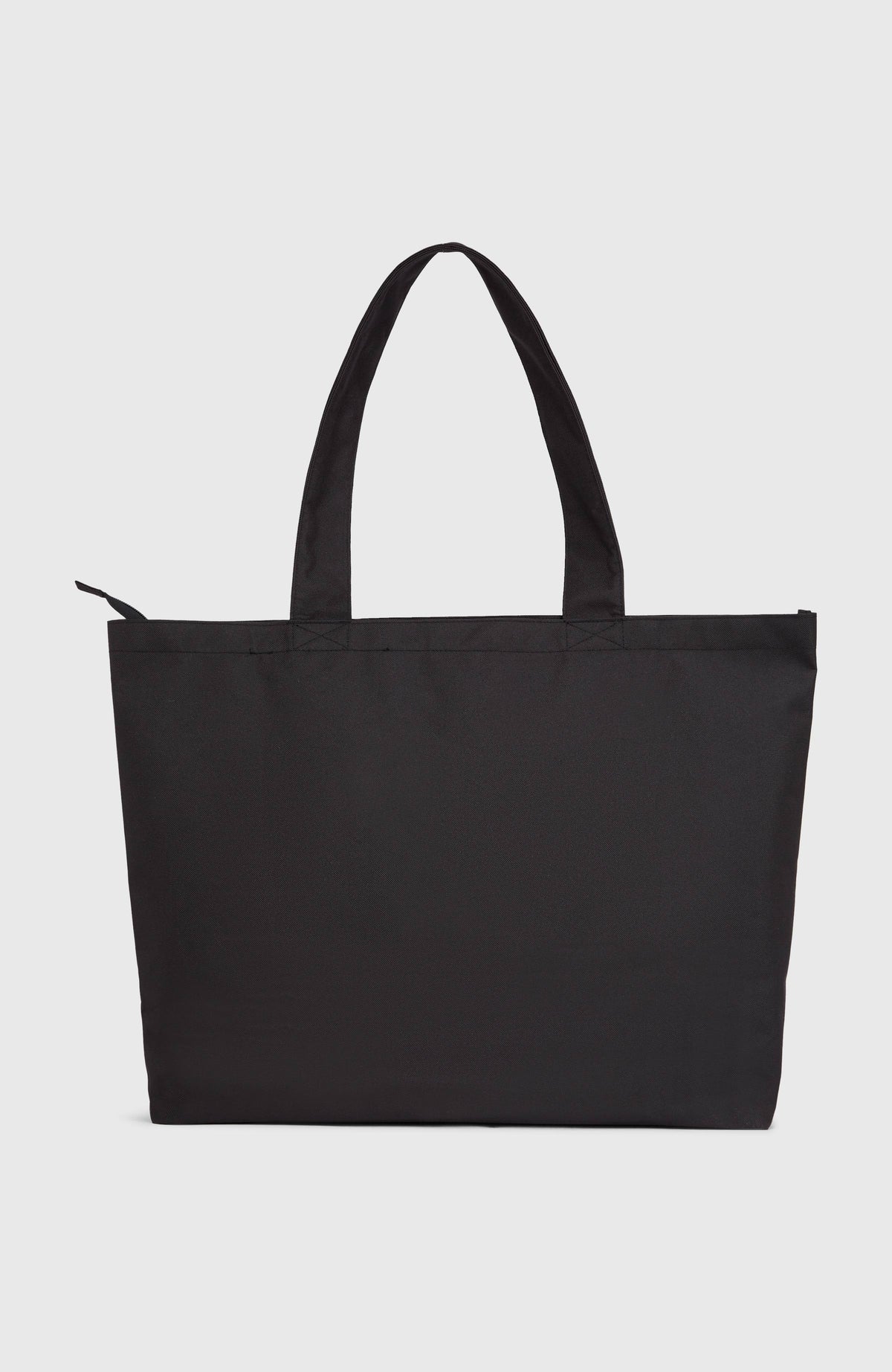 Coastal Tote Bag für Damen, schwarz, freigestellt von hinten mit Tragehenkeln