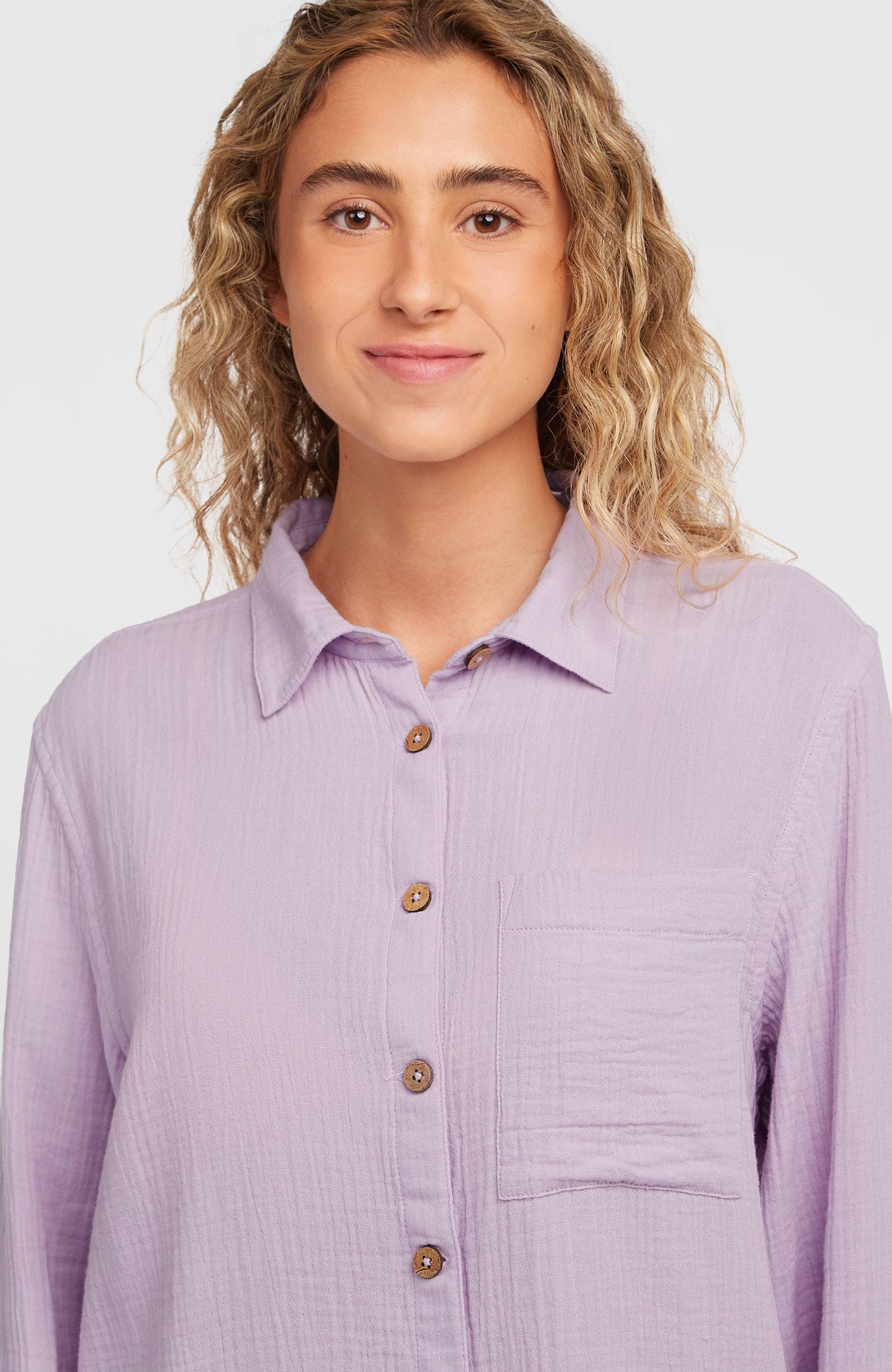 Brenda Bluse | Pale Lavender