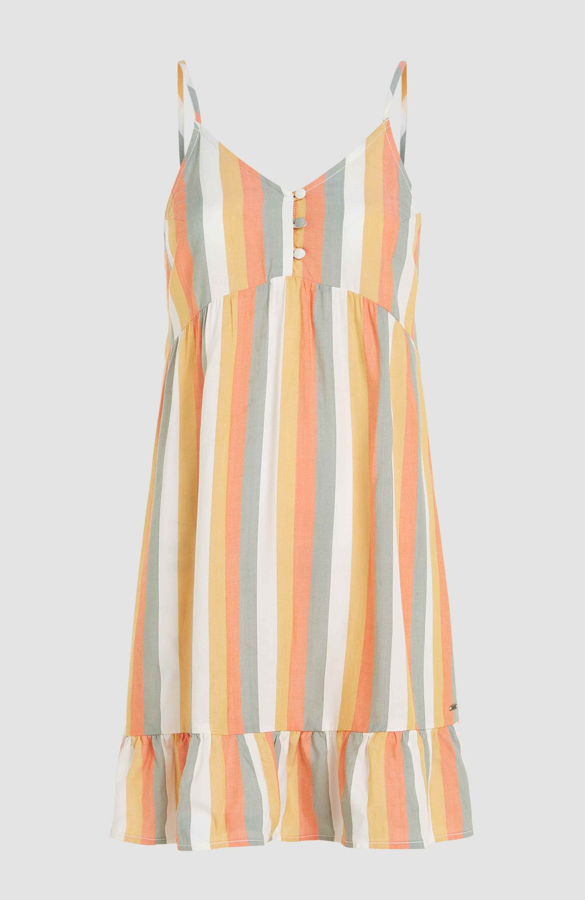 Malu Beach Kleid | Orange Multistripe
