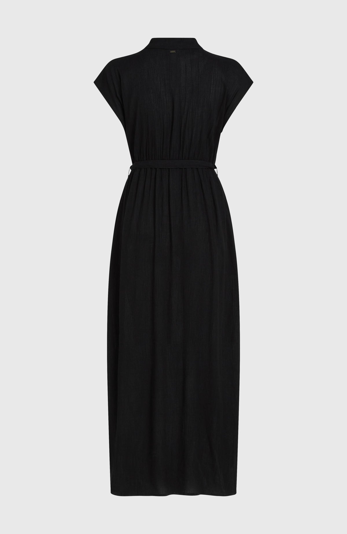 Lori Maxi-Hemdkleid für Damen, schwarz, freigestellt von hinten