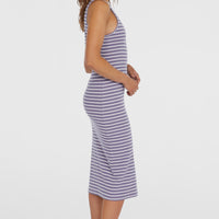 Jess Midi-Rippkleid | Purple Yarn Dye Stripe