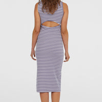 Jess Midi-Rippkleid | Purple Yarn Dye Stripe