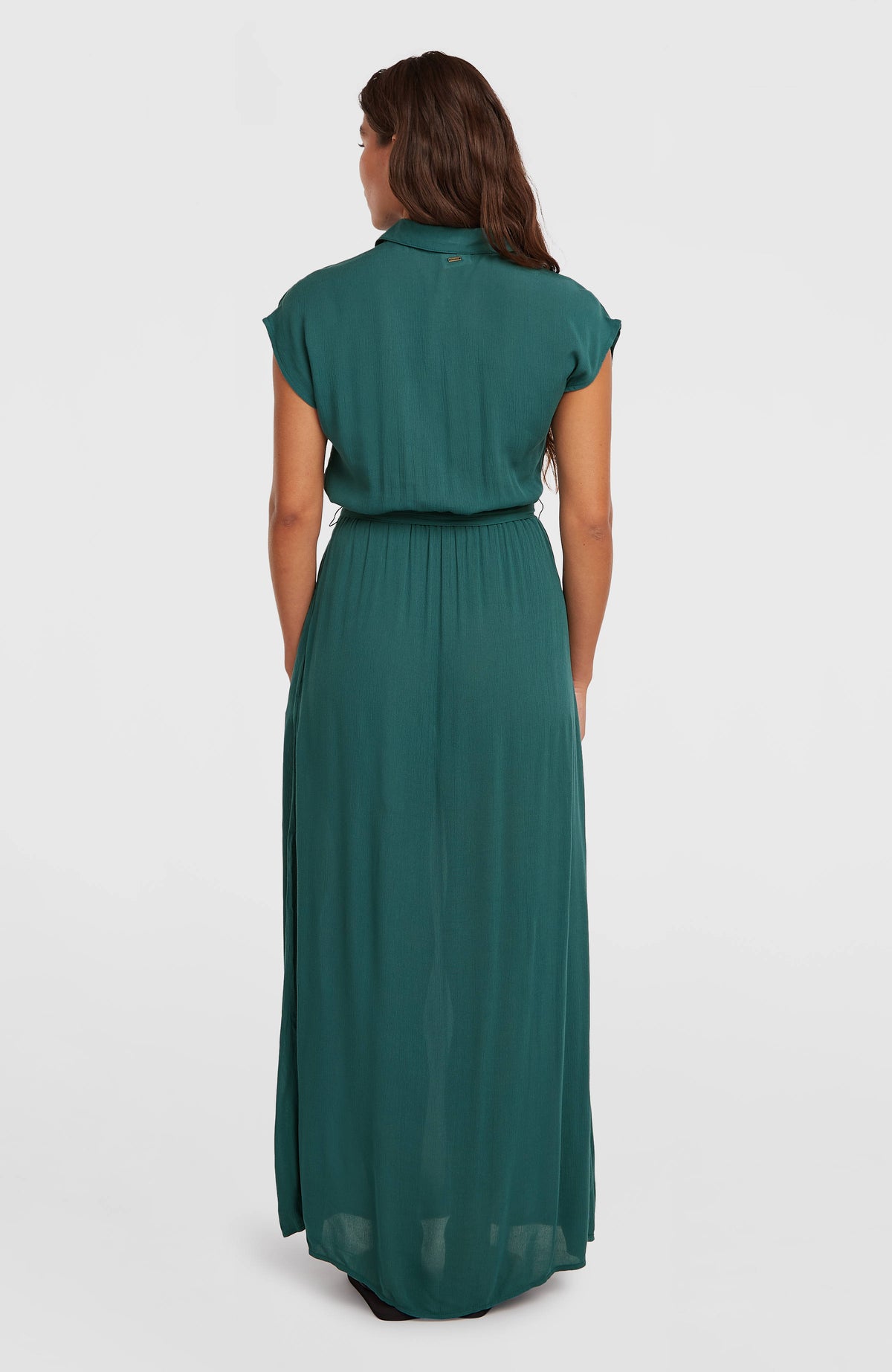 Lori Maxi-Hemdkleid für Damen, grün, Rückansicht am Model