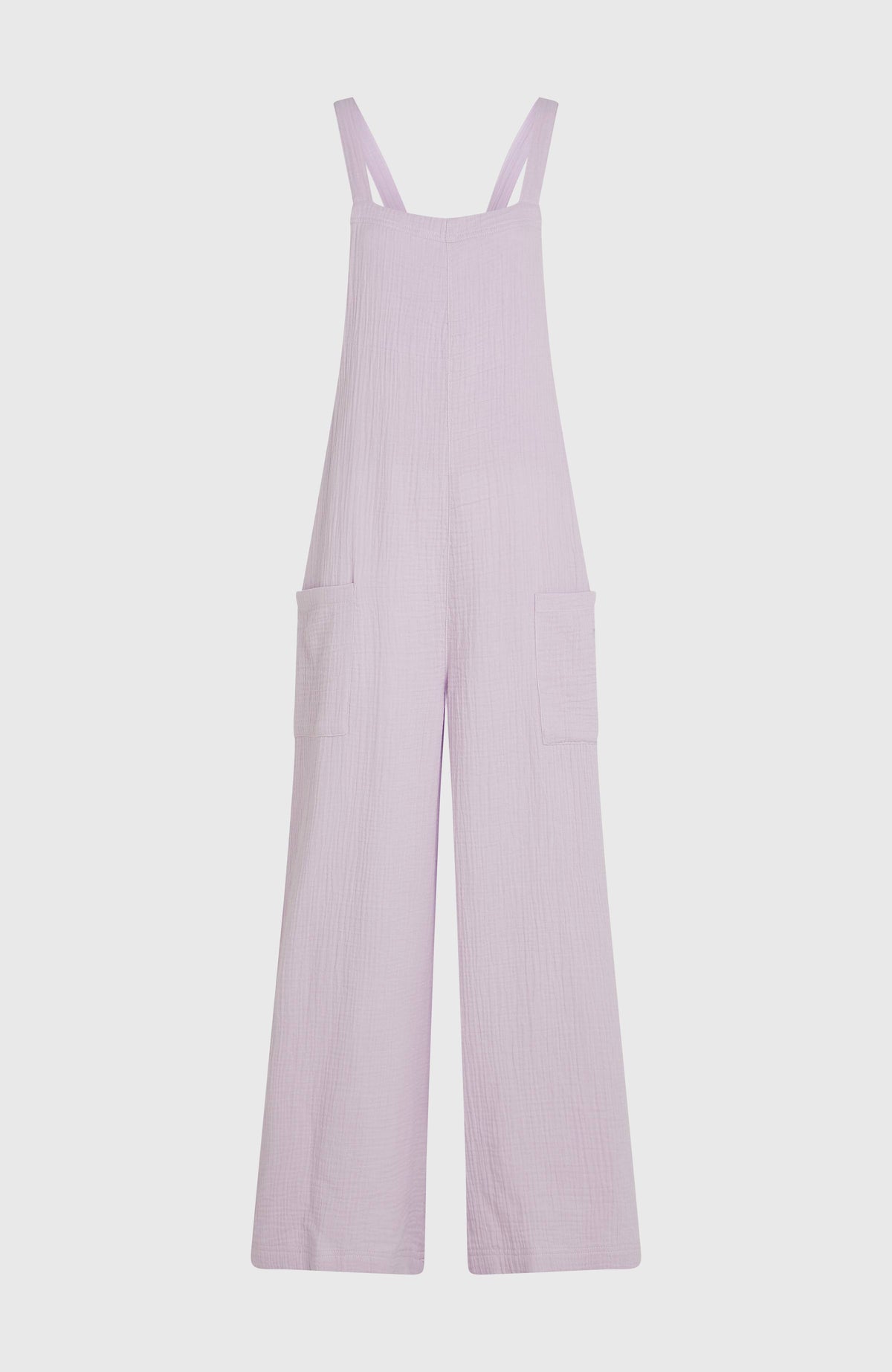 Strukturierte Brenda Latzhose | Pale Lavender