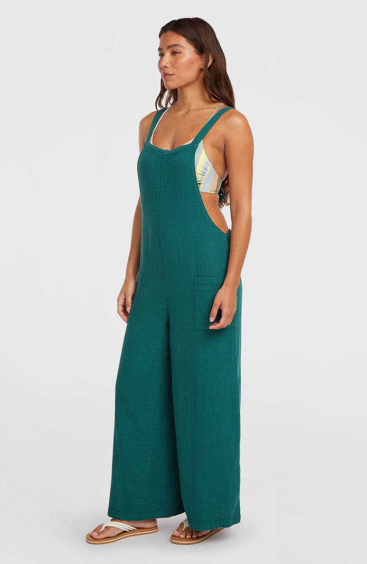 Strukturierte Brenda Latzhose | Botanical Heat