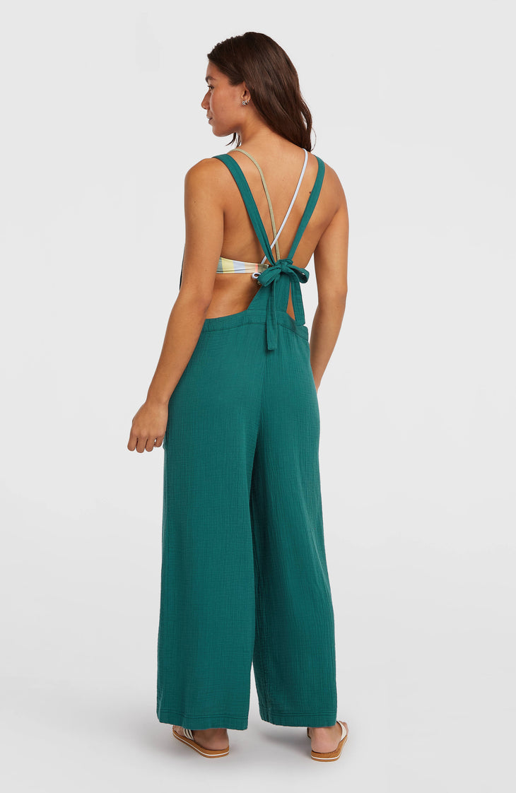 Strukturierte Brenda Latzhose | Botanical Heat