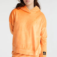 Velours Fleece-Hoodie | Giorgia Peach