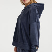 Velours Fleece-Hoodie | Outer Space
