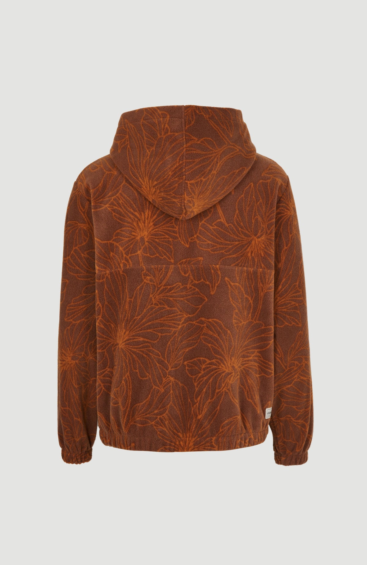 brown fleece hoodie