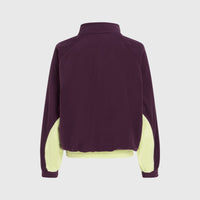 O'Riginals Polartec® 100 Fleecepullover mit Halbreißverschluss | Aubergine Colour Block