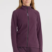 Jack's Polartec® 100 Fleecejacke mit Reißverschluss | Aubergine