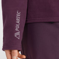 Jack's Polartec® 100 Fleecejacke mit Reißverschluss | Aubergine