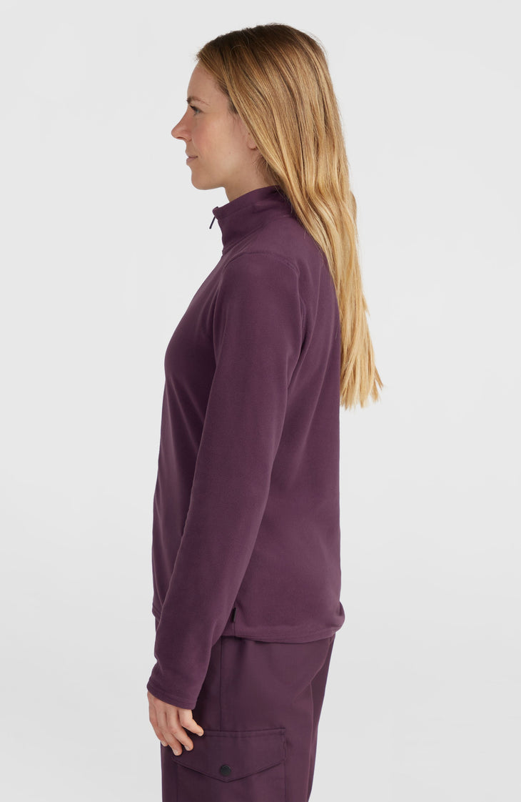 Jack's Polartec® 100 Fleecejacke mit Reißverschluss | Aubergine
