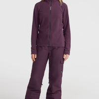 Jack's Polartec® 100 Fleecejacke mit Reißverschluss | Aubergine