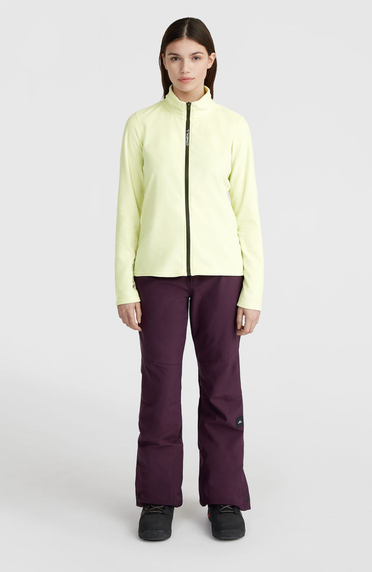 Jack's Polartec® 100 Fleecejacke mit Reißverschluss | Lime Wash