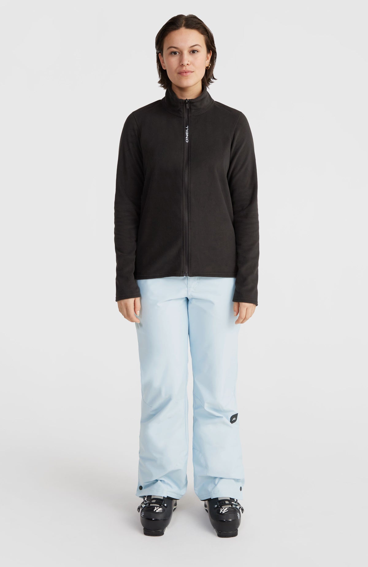 Jack's Polartec® 100 Fleecejacke mit Reißverschluss | Black Out