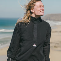 FWC'Play Polartec® Fleecepullover mit Halbreißverschluss | Black Out