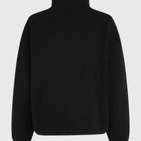 Flauschige Must-Have Fleecejacke mit Reißverschluss | Black Out