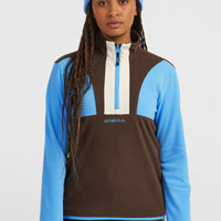 FWC'Cruz Triple Polartec® Fleecepullover mit Halbreißverschluss | Blue Poppy Colour Block