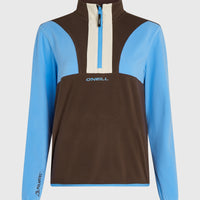 FWC'Cruz Triple Polartec® Fleecepullover mit Halbreißverschluss | Blue Poppy Colour Block