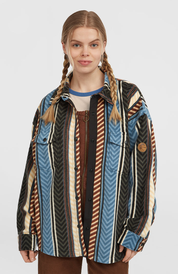 O'Riginals Superfleece Hemd | Blue Vintage O'Neill Stripe