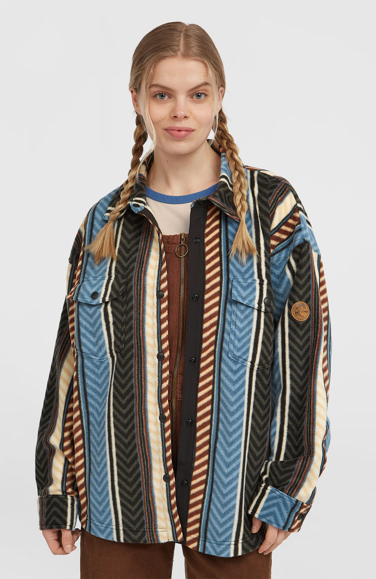 O'Riginals Superfleece Hemd | Blue Vintage O'Neill Stripe