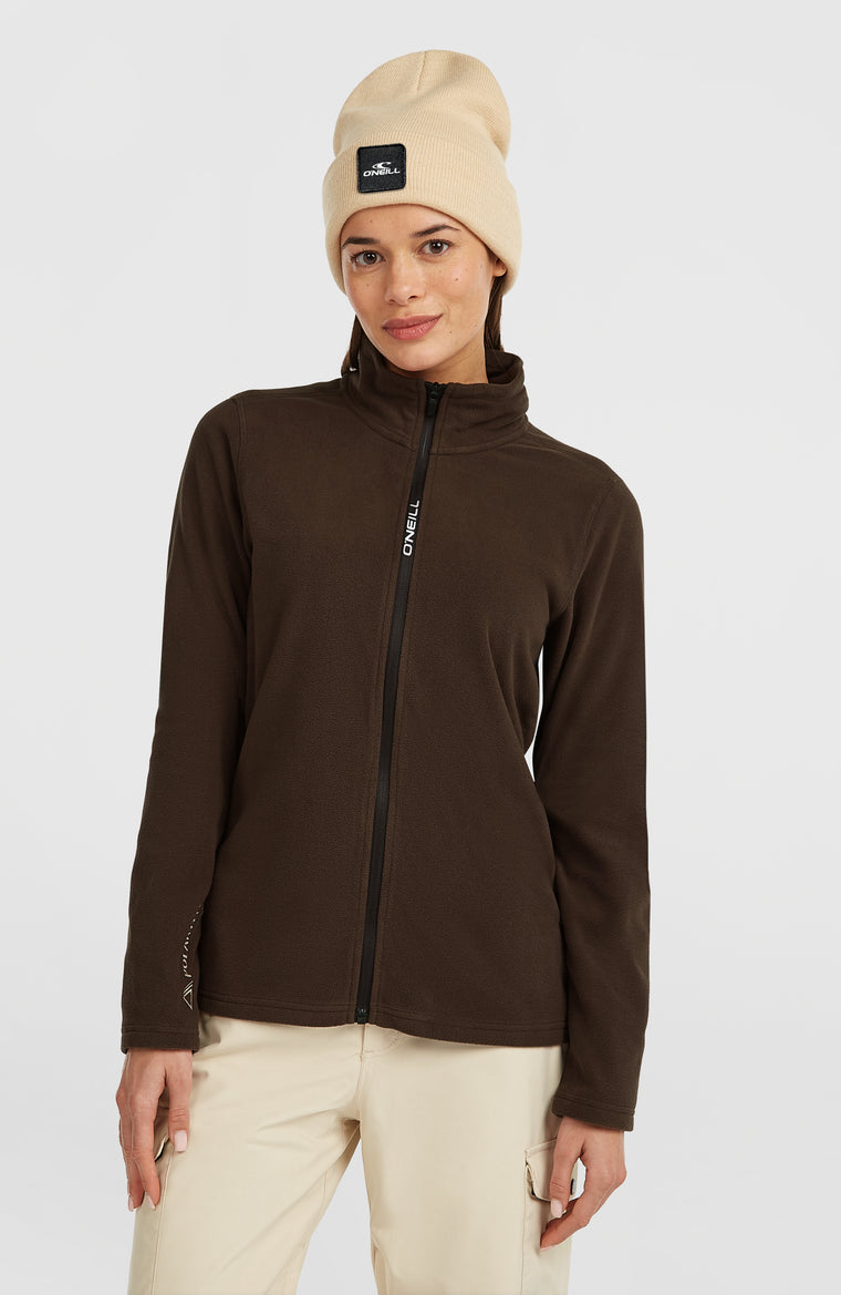 FWC'Cruz Jack's Polartec® Fleecejacke mit Reißverschluss | Coffee Bean