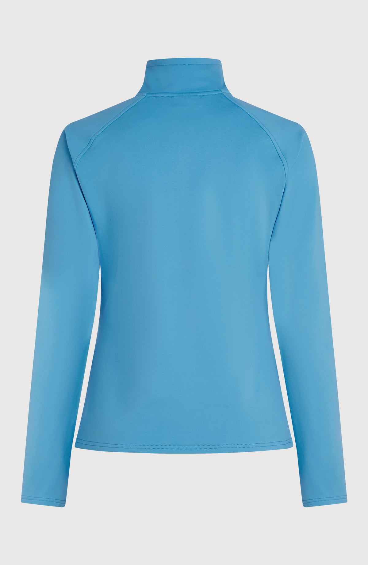 FWC'Cruz Fleecepullover für Damen, blau, freigestellt von hinten mit Stehkragen
