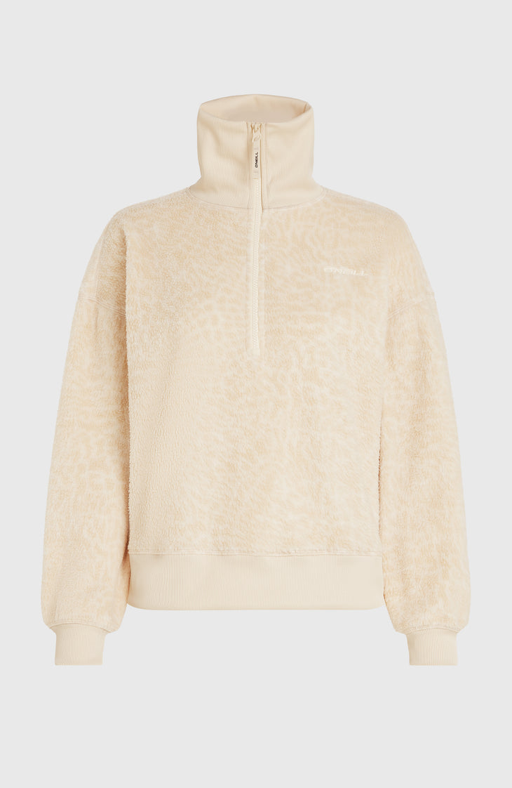 Must-Have Fleecepullover mit Halbreißverschluss | Macaron Animalica