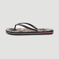 Profile Graphic Sandalen | Black Tropical Flower