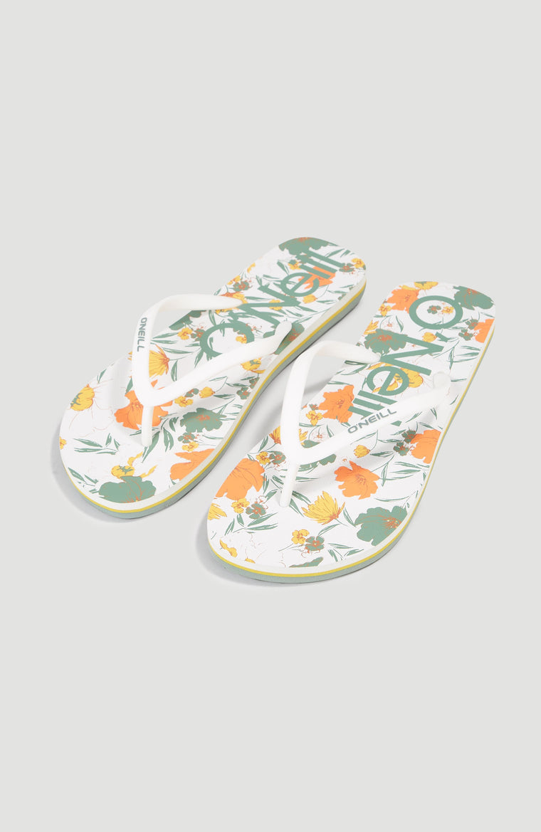 Profile Graphic Sandalen | White Bluemchen