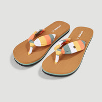 Ditsy Sun BLOOM™ Sandalen | Orange Multistripe