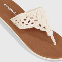 Ditsy Crochet Sandalen | Snow White