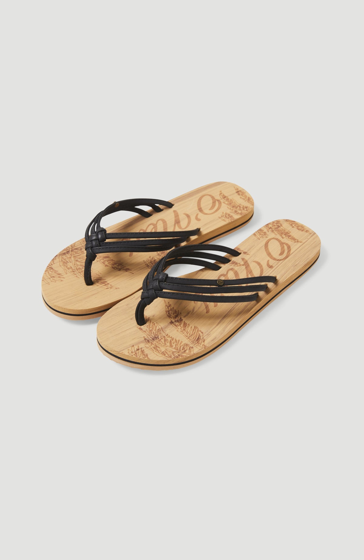 O'Neill Ditsy Sandalen für Damen, schwarz, freigestellt von schräg oben