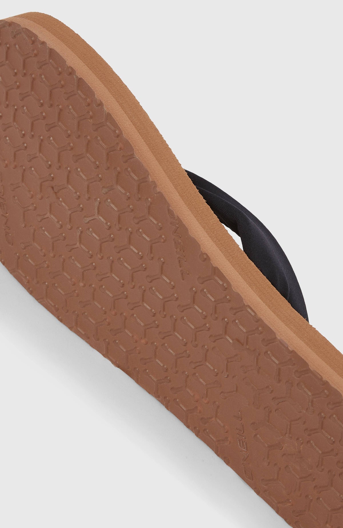 Ditsy Sun Sandalen für Damen, schwarz, Nahaufnahme der profilierten Laufsohle