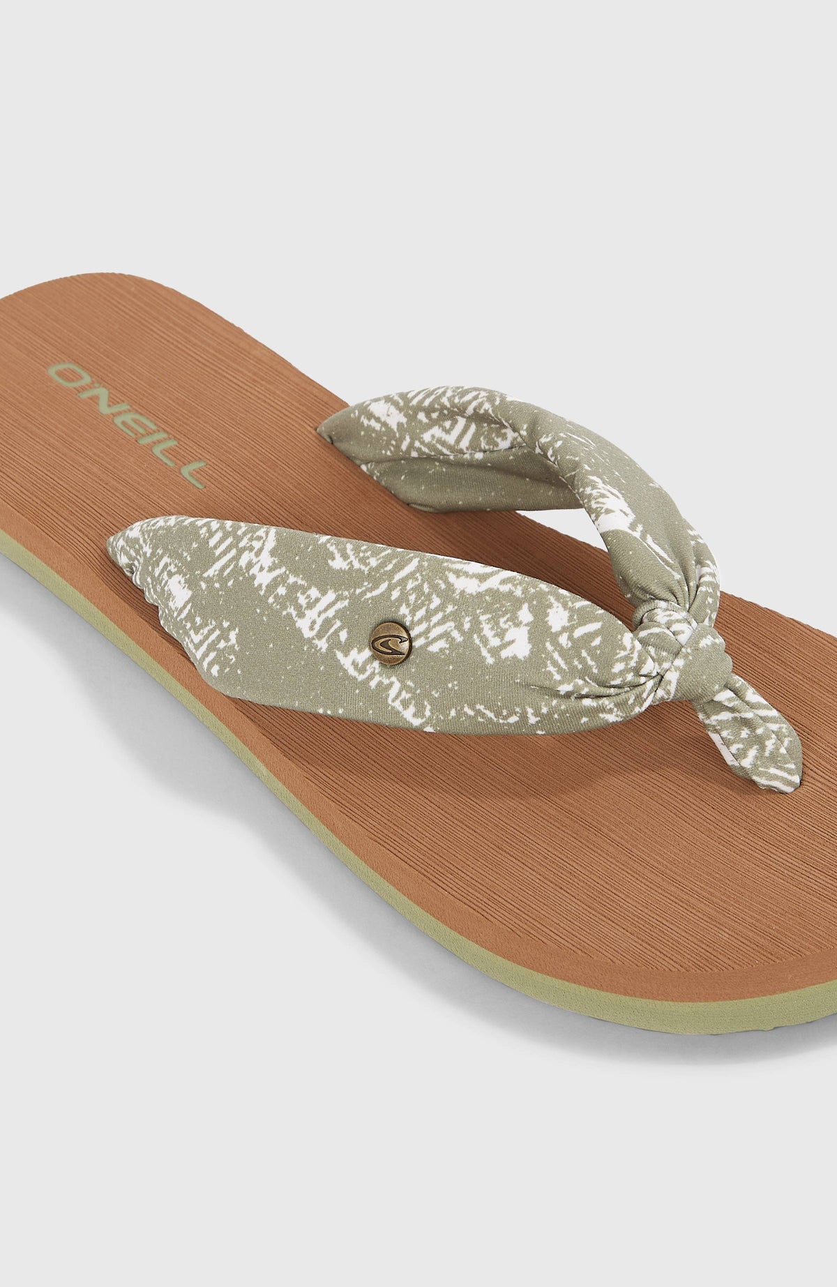 Ditsy Sun Sandalen | Green Textured Jungle