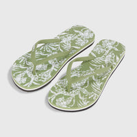 Profile Graphic Sandalen | Green Textured Jungle