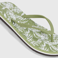 Profile Graphic Sandalen | Green Textured Jungle