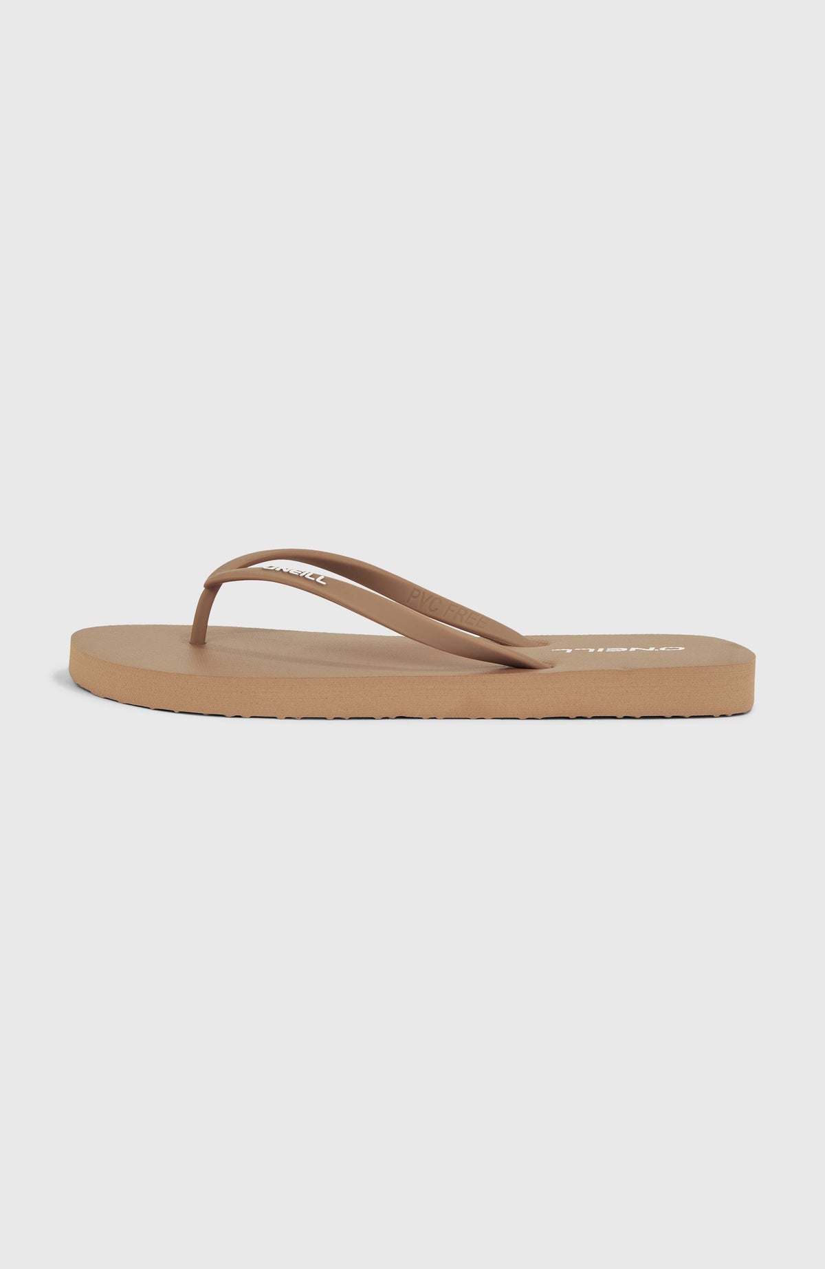 Profile Small Logo Sandalen für Damen, braun, freigestellt von der Seite