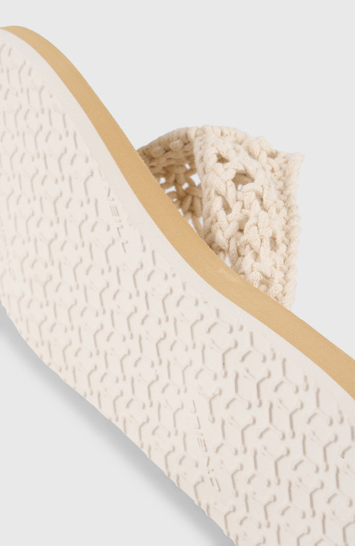 Ditsy Crochet Sandalen | Snow White