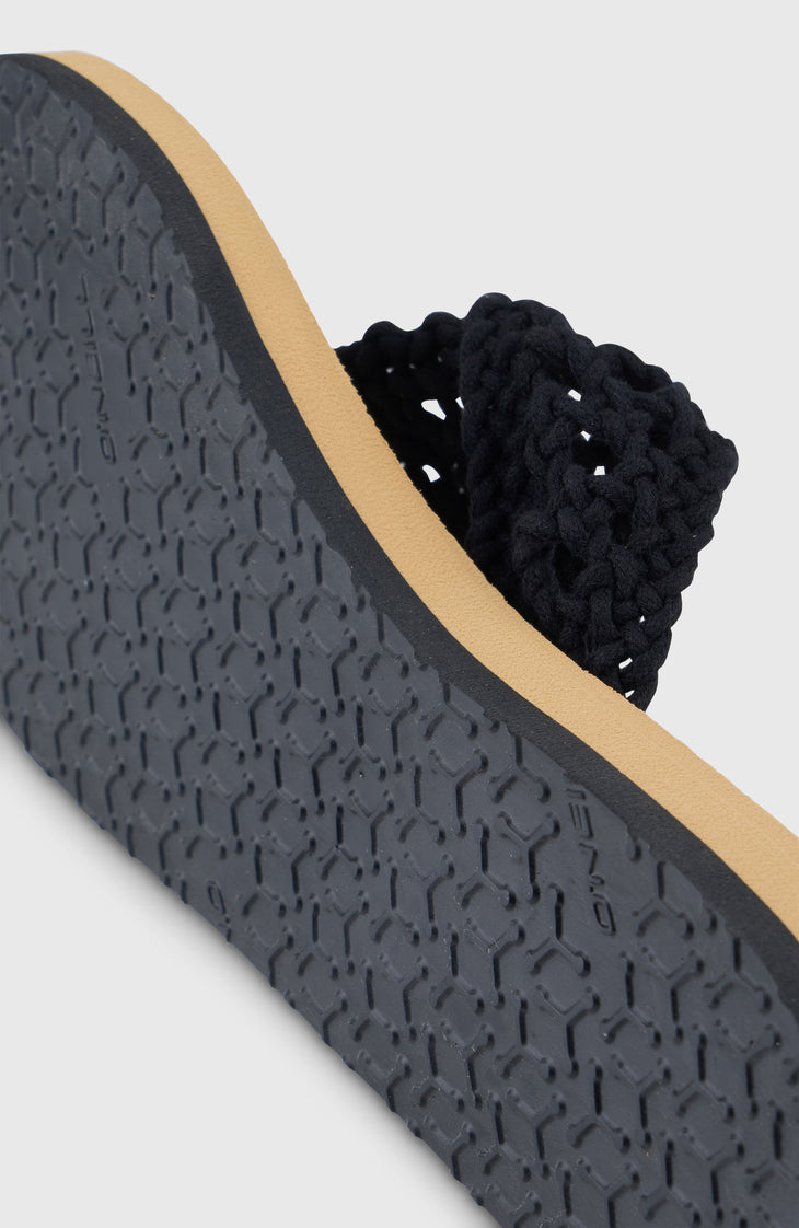 Ditsy Crochet Sandalen | Black Out