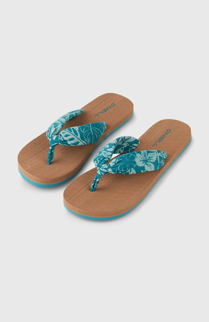 Ditsy Sun Sandalen | Green Island Sky