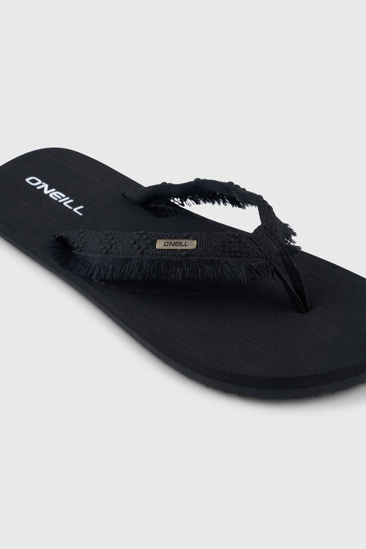 Ditsy Jacquard Sandalen | Black Out