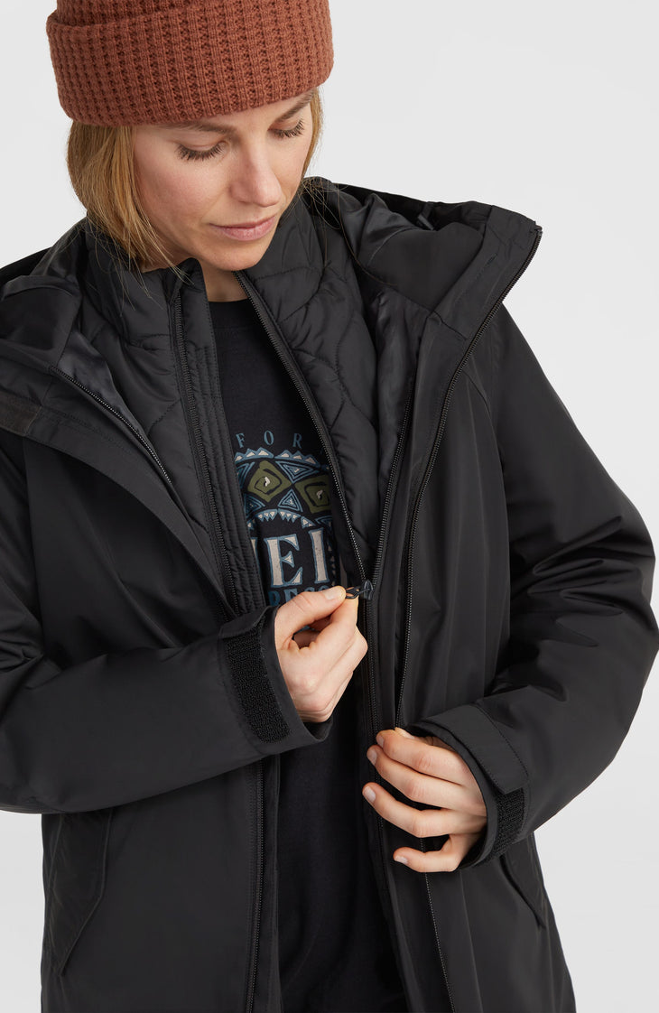 3-in-1 Parka Jacke 10K/10K | Black Out
