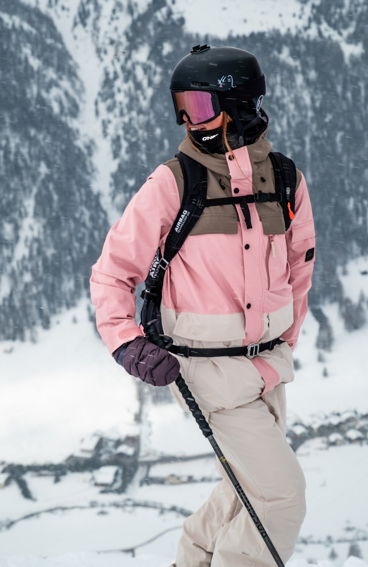 Utility Pro Hybrid-Jacke | Genuine Pink Colour Block