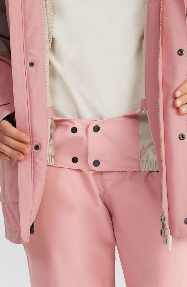 Utility Hybrid-Skijacke | Genuine Pink Colour Block
