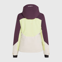 Carbonite Skijacke | Aubergine Colour Block