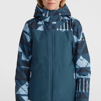 Aplite Plus Skijacke | Blue Triangle Ikat